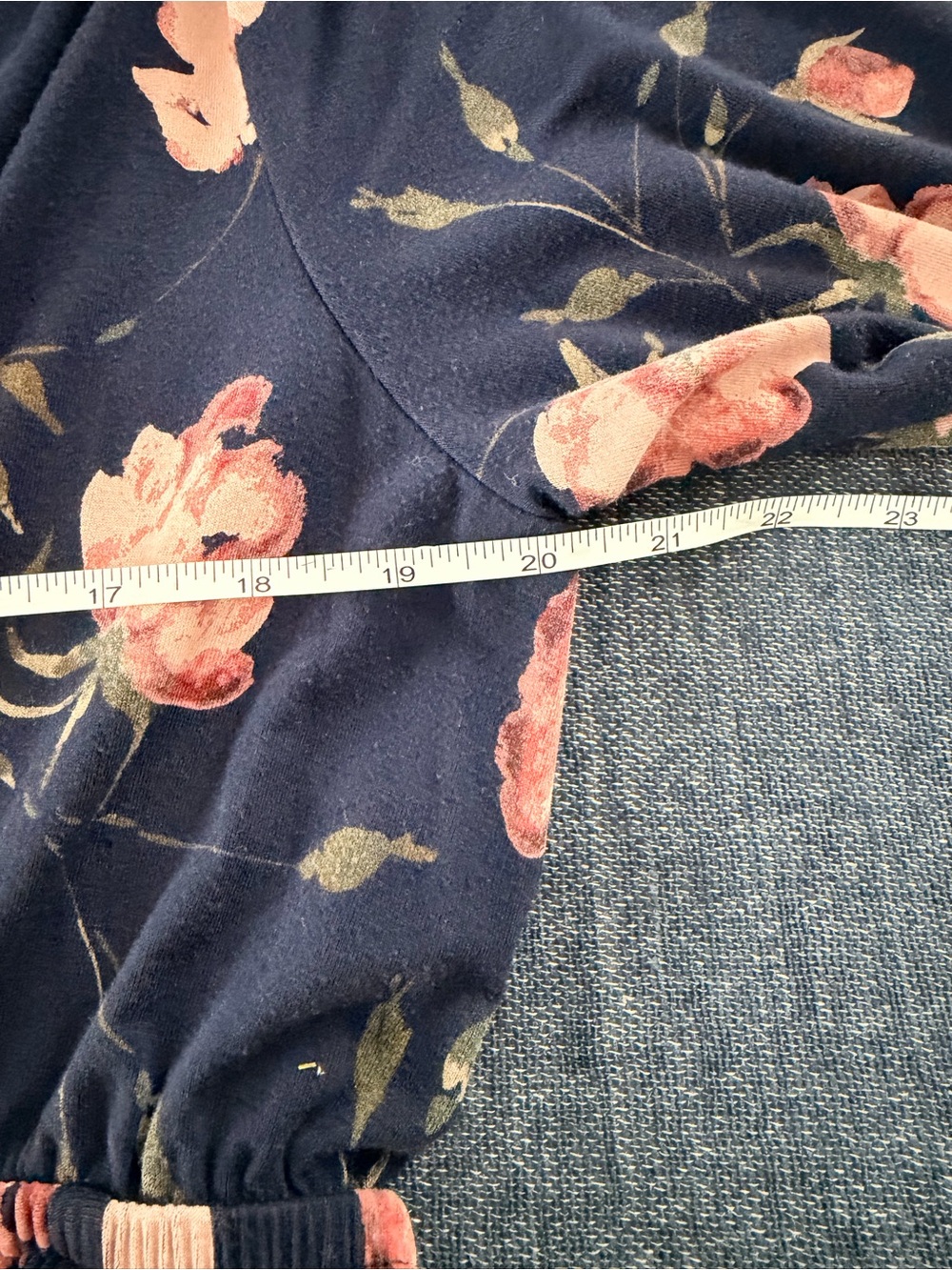 Isabel Maternity by Ingrid & Isabel Navy Maxi Dress with Pink Floral Print - Picture 11 of 14